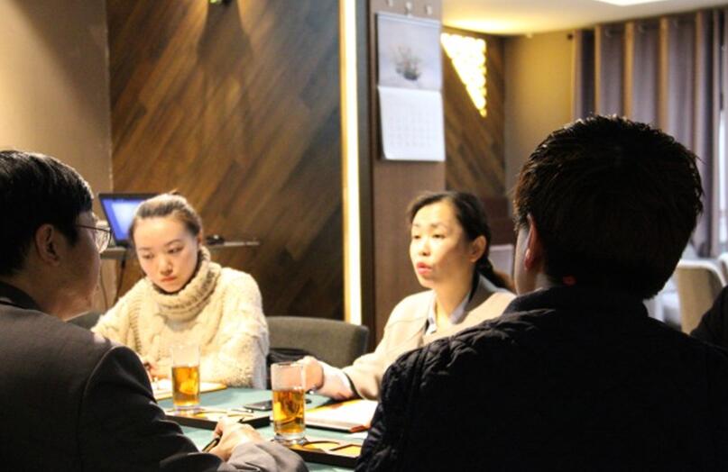 商学院和江苏领航人力资源有限公司进行校企合作洽谈